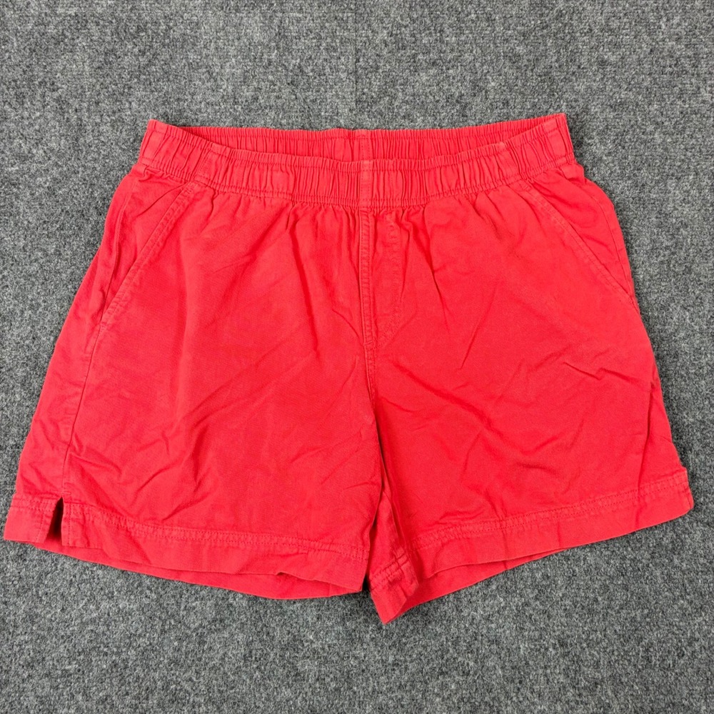 Crazy Shirts Hawaii Original Red Elastic Waist Cotton Twill Shorts Mens Large